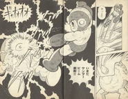 R1ThunderBeam.jpg (1.53 MB) Mega Man using Thunder Beam in the Rockman manga.