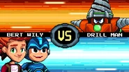 Bert and Mega Man vs Drill Man