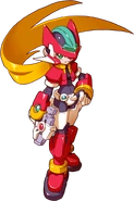 AileModelZX.png (559 KB) Aile with Model ZX in Mega Man ZX.