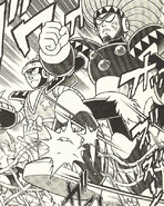 Tomahawk Man's cameo in the manga Rockman & Forte.