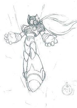 megaman zero coloring page