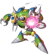 Raider Killer artwork in Mega Man X DiVE.