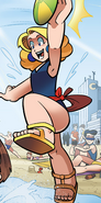 Kalinka wearing her beach attire in the Archie comics.