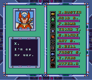 Mega Man X3 (Zero Communication Monitor)