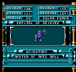 Knight Man, Master of Mace Ball.