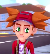 Bert with his hat on.