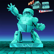 The Bust Block Man Challenge as of September 07, 2018. The statue is prepared to be destroyed.