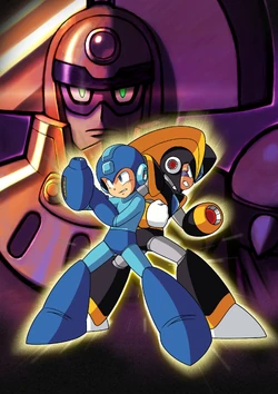 ROCKMAN & FORTE (MEGA MAN & BASS) – Shitajiki Super Famicom – Capcom – Occasion