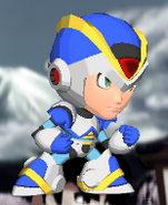 X's costume in Puzzle Fighter.