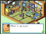 The GameCube in Dex' s room in Battle Network 5