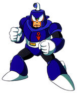 Dive Man's original Mega Man 4 artwork.