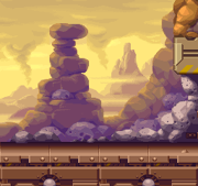 Mega Man 8'"`UNIQ--nowiki-00000000-QINU`"''s Middle Stage.