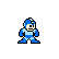 Mega Man using Water Shield in Mega Man 10.