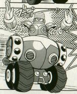 Spring Man in his vehicle in the manga Rockman Gigamix.