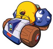 Yellow Devil in Mega Man: Battle & Chase.