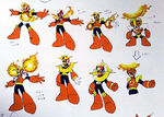 Concept designs for Solar Man.