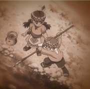 Young Shanka and Dingo.