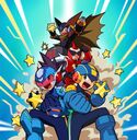 Rockman.EXE Operate Shooting Star Star Colosseum art.