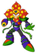 Plant Man's original Mega Man 6 artwork.