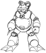 Bubble Man in Mega Man Megamix.