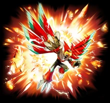 MegaMan as Falzar Beast Out.