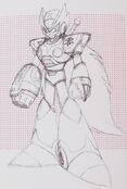Mega Man X2 concept art.