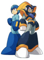 Mega Man and Bass in Mega Man & Bass