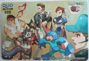 Survey gift card from Capcom, art by Bengus.[9]