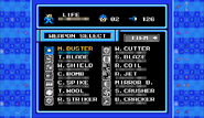 Mega Man 10 (Weapon Select Screen)