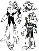 Snake Man in Mega Man Megamix.