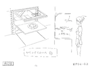 Hope Stelar using food dispenser