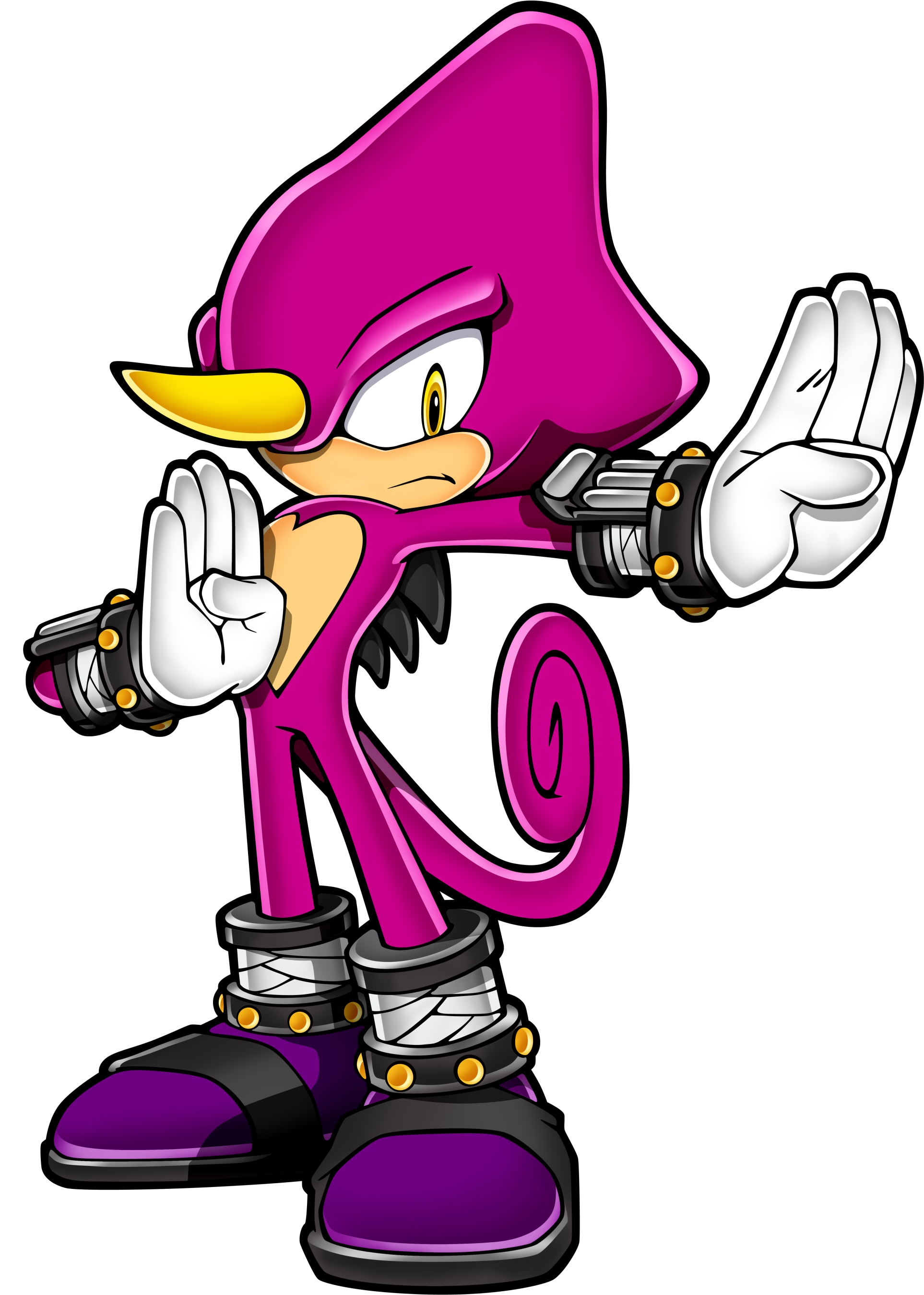 Espio Team Chaotix Sticker - Espio Team chaotix - Discover & Share