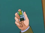 Lightning in the anime.