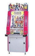 Arcade machine of the game.