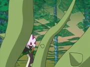 VineMan using Plant Weed against MegaMan.