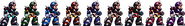 X equipped will all weapons in the Ultimate Armor from Mega Man X6.