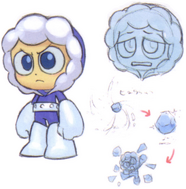 Concept art from Mega Man Powered Up.