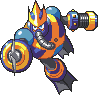 Wave Man's CD database sprite from Mega Man & Bass.