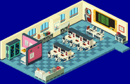 Teacher's Lounge / Staff Lounge (しょくいん室 / 職員室, "Staff Room") in Mega Man Battle Network