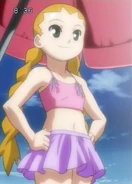 Yai in her swimsuit from the anime.