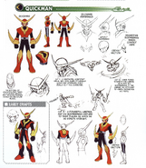 Concept art of QuickMan.