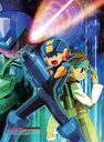 Rockman.EXE Operate Shooting Star promo art.