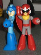 Mega Man Jollibee Kids Meal figures.