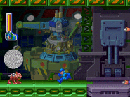 Mega Man 8; Rush malfunction; all noise video projection.