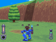 Standard Spread Buster in Mega Man Legends.