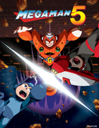 Mega Man 5 artwork.