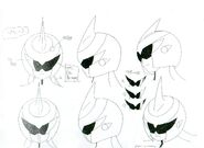 ProtoMan.EXE - settei.jpg (685 KB) ProtoMan anime design sheet.