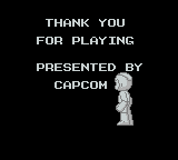 The ending screen