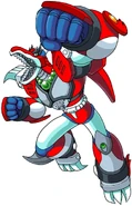 Mega Man X4 official art.