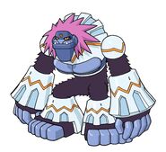 Concept art of Yeti Blizzard.